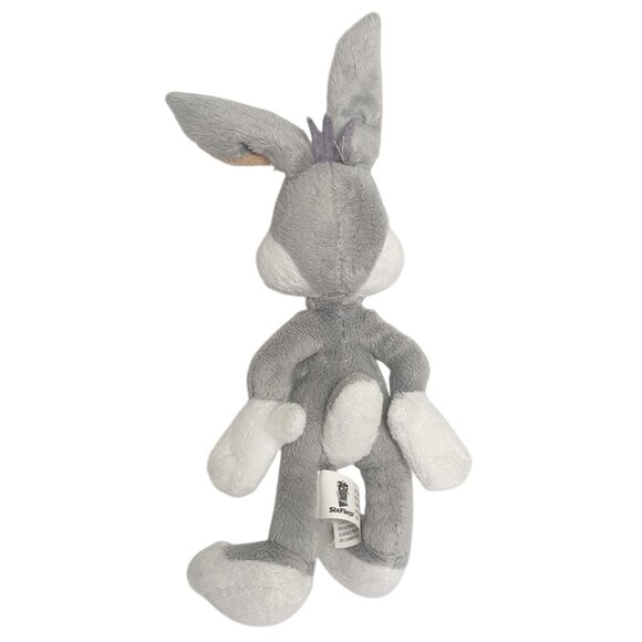 Six Flags Bugs Bunny 11"Plush Bendable Ears 2019 Toy Warner Bro Looney Tunes - Picture 3 of 7